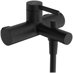 Hansgrohe Zesis S Egykaros kádcsaptelep falsíkon kívüli szereléshez, 15, 3 cm-es középtávolsággal Matt Fekete 74421670 (74421670)
