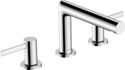 Hansgrohe Zesis S 3-lyukú mosdócsaptelep 100, automata lefolyógarnitúrával Króm 74733000 (74733000)