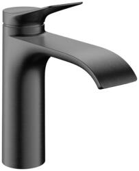 Hansgrohe Vivenis Egykaros mosdócsaptelep 110, CoolStart, lefolyógarnitúra nélkül Szálcsiszolt Fekete Króm 75024340 (75024340)