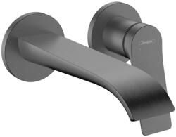 Hansgrohe Vivenis Egykaros mosdócsaptelep falsík alatti telepítéshez, 19, 2 cm-es kifolyóval Szálcsiszolt Fekete Króm 75050340 (75050340)