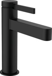Hansgrohe Finoris Egykaros mosdócsaptelep 110, CoolStart, automata lefolyógarnitúrával Matt Fekete 76025670 (76025670)