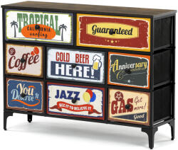 Autronic Comodă Vintage, 103 x 30 x 78 cm Comoda