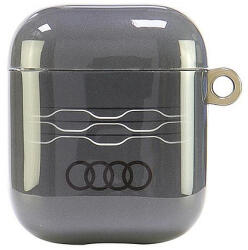 Audi IML geometrikus mintás tok AirPods 1 / 2 fülhallgatóhoz - szürke