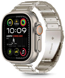 Tech-Protect rozsdamentes acél szíj Apple Watch 44 / 45 / 46 / 49 mm-hez - titán