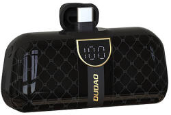 Dudao K20SC 5000mAh mini 2x USB-C külső akkumulátor - fekete