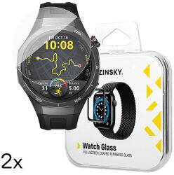 Wozinsky Full Glue edzett üveg Huawei Watch GT 5 / GT 5 Pro / GT 4 / GT 4 Pro / GT 3 / GT 3 Pro 42mm-hez (2 db)