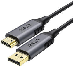 Tech-Protect UltraBoost DisplayPort / HDMI 2.0 kábel 4K 60Hz 2m - fekete