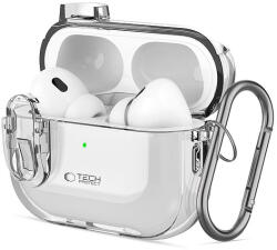 Tech-Protect Slim Hook tok AirPods 1 / 2 fülhallgatóhoz - átlátszó