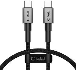 Tech-Protect UltraBoost DNA USB-C PD100W/5A kábel 25cm - szürke