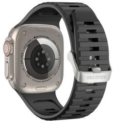 Decoded Ultra Traction szilikon szíj Apple Watch 49 / 45 / 44 / 42 mm Gen 1-9 - SE - fekete