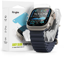 Ringke Easy Slide edzett üveg Apple Watch Ultra 1/2 49mm-hez - átlátszó