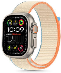 Tech-Protect nejlon Apple Watch szíj 40/41/42 mm bézs