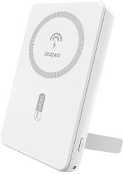 Dudao K14S+ 10000mAh 20W USB-A / USB-C / MagSafe külső akkumulátor állvánnyal - fehér