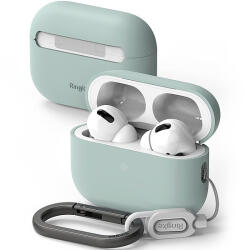 Ringke szilikon tok Apple AirPods Pro 1 / 2 fülhallgatóhoz - zöld