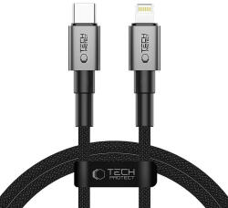 Tech-Protect UltraBoost DNA USB-C / Lightning PD27W/3A kábel 100 cm - szürke