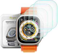 Ringke ID FC Glass 4 db-os edzett üveg Apple Watch Ultra 1 / 2 (49 mm) okosórához