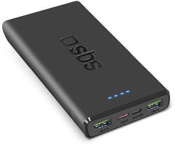 SBS TTBB10000FASTPD20K 10000 mAh 20W Power Delivery funkcióval ellátott külső akkumulátor - fekete