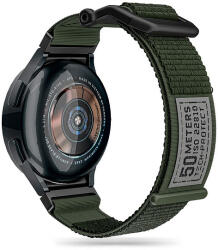 Tech-Protect Scout szíj Samsung Galaxy Watch 4 / 5 / 5 Pro / 6 / 7 / FE okosórához - sötétzöld