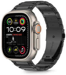 Tech-Protect rozsdamentes acél szíj Apple Watch 44 / 45 / 46 / 49 mm-hez - fekete