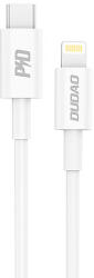 Dudao L6X USB-C - Lightning PD 20W 1m kábel - Fehér