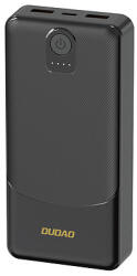 Dudao K10 10000mAh 2.4A külső akkumulátor 2 x USB-A - fekete