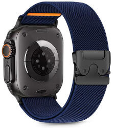 Tech-Protect nejlon tok Apple Watch 44 / 45 / 46 / 49 mm-hez - sötétkék