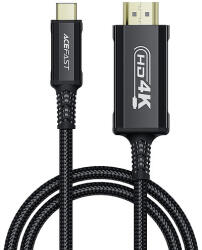 ACEFAST C1 USB-C/HDMI videókábel 4K 60Hz HDR 1.8m - fekete