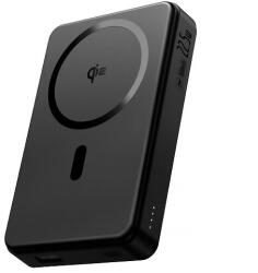 Baseus Airpow II 10000mAh Qi2 külső akkumulátor MagSafe töltővel 22.5W Baseus Simple Series USB-C kábellel - USB-C 20V/3A (30cm) - Fekete