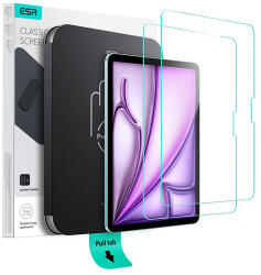 ESR UltraFit edzett üveg 2 db-os csomag iPad Air 13" 1 / 2 (2024 / 2025) készülékhez