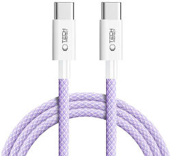 Tech-Protect Ultraboost Lite USB-C PD60W/3A kábel 2m - lila