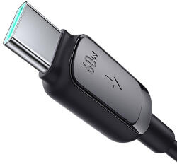 JOYROOM Multi-Color Series A14 USB-C / USB-C 60W kábel 1.2m - fekete