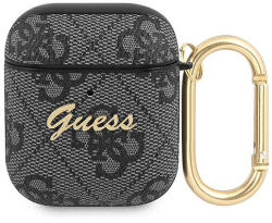 Guess 4G Script Metal Collection tok AirPods 1 / 2 fülhallgatóhoz - szürke