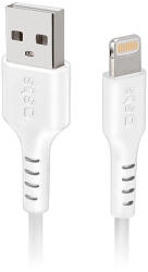 SBS TECABLEUSBIP589W USB-A - Lightning kábel - Fehér