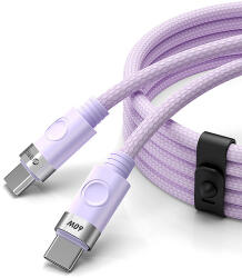 ORICO CDX 60W 3A Power Delivery USB-C - USB-C 1m kábel - Lila