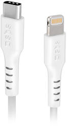 SBS TECABLELIGTC1W USB-C - Lightning kábel, MFi tanúsítvánnyal, 1 m - fehér