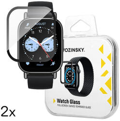 Wozinsky Full Glue edzett üveg Xiaomi Redmi Watch 5 Lite-hoz (2 db. )