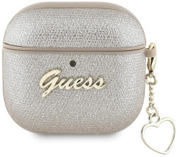 Guess metál Script Charm tok AirPods 4-hez - arany