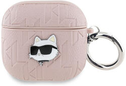 Karl Lagerfeld Monogram Choupette Head Case AirPods 4-hez - Rózsaszín