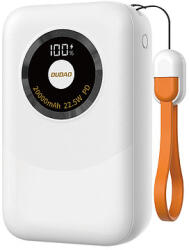 Dudao K21Pro Mini 20000mAh 22.5W külső akkumulátor - fehér
