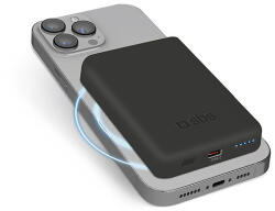 SBS TEBB5000MAG1CK Vezeték Nélküli Külső Hordozható Töltőegység 5000 mAh USB-C, MagSafe Kompatibilis - Fekete