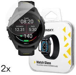 Wozinsky Full Glue edzett üveg Garmin Forerunner 265s 42mm-hez (2 db. )
