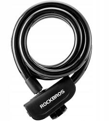 ROCKBROS RKS515-BK kerékpárzár 1, 1 m-es kulccsal - fekete