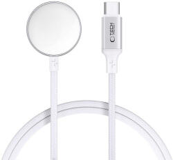 Tech-Protect UltraBoost USB-C induktív töltő Apple Watch-hoz 1m - fehér
