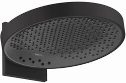 Hansgrohe Rainfinity 3 funkciós ívelt EcoSmart fejzuhany 250 fali csatlakozóval, matt fekete 26233670 (26233670)