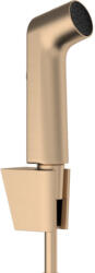 Hansgrohe bidé kézizuhany zuhanytartóval és zuhanytömlővel EcoSmart, szálcsiszolt bronz 29238140 (29238140)