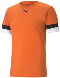 PUMA Férfi futballmez - PUMA teamRISE Jersey XL fekete|narancssárga