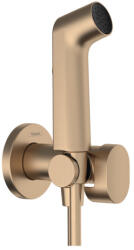 Hansgrohe falba süllyesztett hidegvizes bidé kézizuhany szett EcoSmart, szálcsiszolt bronz 29230140 (29230140)