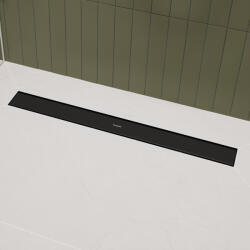 Hansgrohe RainDrain Go zuhanylefolyó 500 csempézhető hátsó burkolat standard/lapos beépítéshez, matt fekete 56270670 (56270670)