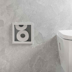 Hansgrohe XtraStoris Original falba süllyesztett WC-papír tároló, matt fehér 56058700 (56058700)