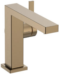 Hansgrohe Tecturis E egykaros hidegindítású mosdó csaptelep 110 Push-Open lefolyógarnitúrával, szálcsiszolt bronz 73024140 (73024140)